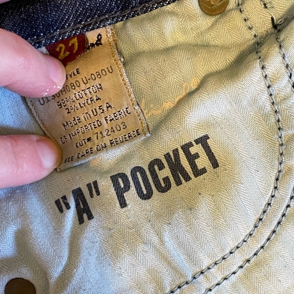 7 for All Mankind Distressed Jeans with Holes - Picture 7 of 9